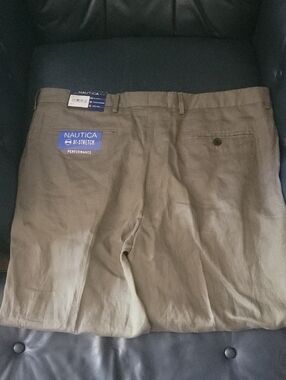 NWT Nautica 100% Linen Green 38x29 Pants